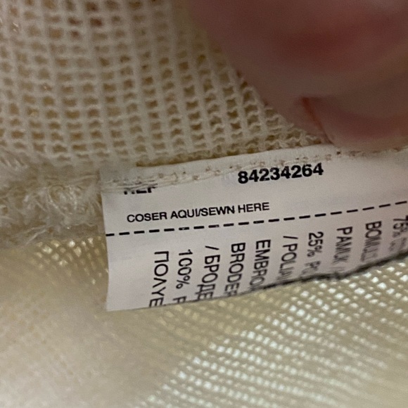 EUC MANGO CASUAL SHEER EMBROIDERED SWEATER - Picture 4 of 9